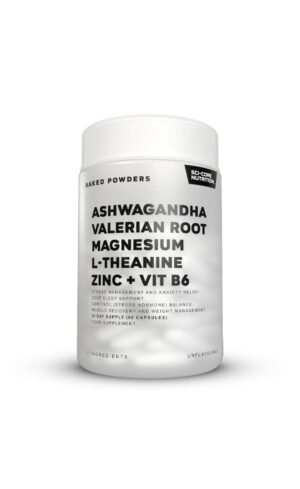 Ashwagandha, Valerian Root, Magnesium, L-Theanine, Zinc, Vit B6 - 60 caps